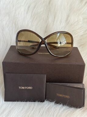 Authentic Tom ford Whitney brown sunglasses